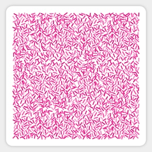 Pretty Pink Sprinkles Pattern Sticker